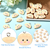20Pcs Opaque Resin Pendants RESI-YW0004-50-5