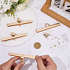 4Pcs Zinc Alloy Twist Bag Lock Purse Catch Clasps PURS-CP0001-03LG-3