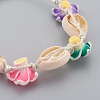 Cowrie Shell Anklets/Bracelets AJEW-AN00243-3