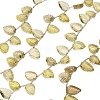 Natural Lemon Quartz(Heated) Carved Beads Strands GG-CBA0C95-E05-1