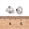 Hammered 304 Stainless Steel Beads STAS-B127-01P-04-3