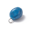 Crackle Opaque Acrylic Beads PALLOY-JF03800-02-5