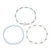 3Pcs 3 Styles Glass Seed Beads Stretch Bracelets for Women BJEW-MZ00345-01-4