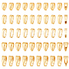 100Pcs 5 Styles Brass Snap on Bails FIND-PH0023-48-1