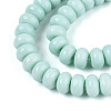 Opaque Spray Painted Glass Beads GLAA-ZX008-8mm-18A-3