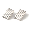 Brass Stud Earrings EJEW-R162-13P-1