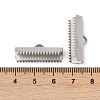304 Stainless Steel Ribbon Crimp Ends STAS-E471-05N-P-3