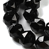 Natural Black Tourmaline Beads Strands G-NH0021-A24-01-4