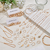 1 Bag Iron with Alloy Hoop Earrings & Stud Earrings & Pendant Necklaces & Rings & Bracelets SJEW-UN0001-20-2