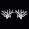 Opaque Acrylic Pendants OACR-N131-010B-A04-2