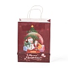 Christmas Theme Kraft Paper Bags ABAG-H104-D05-2