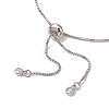 Elephant Glass Seed Beads Link Bracelets BJEW-MZ00067-01-4