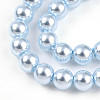 Baking Painted Pearlized Glass Pearl Bead Strands HY-N002-3mm-A05-4