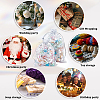 80Pcs 2 Styles Heart Printed Organza Bags OP-BBC0001-04A-5