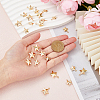 40Pcs 2 Style Brass Pendants KK-HY0003-38-5