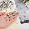 130Pcs 13 Styles Tibetan Style Alloy European Beads MPDL-ME0001-02-3