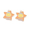 Halloween Theme Alloy Enamel Pendants ENAM-T022-54G-07-1