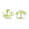 Spray Paint ABS Plastic Imitation Pearl Beads X-MACR-N013-002-5