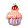 Opaque Resin Imitation Food Pendants FIND-Z006-05B-1