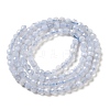 Natural Blue Lace Agate Beads Strands G-E411-12-3mm-01-3