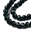 Opaque Solid Color Glass Beads Strands EGLA-A034-P8mm-D12-2