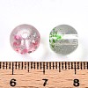 Baking Painted Transparent Glass Beads DGLA-R053-10mm-M-4