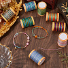 8 Rolls 8 Colors 12-Ply Polyester Thread Cord DIY-SP0003-80C-3