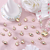 20Pcs 2 Styles Rack Plating Brass Pendants KK-BBC0024-86-4