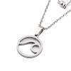 Stainless Steel Pendants Necklaces NJEW-U003-01D-P-1