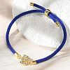 Adjustable Nylon Cord Bracelets X-BJEW-C096-01G-02-1