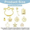10Pcs 10 Styles Alloy Pendants FIND-YW0010-87-2