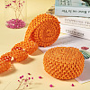 2 Rolls 2 Sizes Polyester Elastic Ribbon EW-TA0001-02G-5