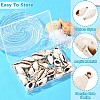 40Pcs 8 Styles Spray Painted Opaque Acrylic Pendants ACRP-YW0001-21-4