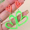 Fashionable Stainless Steel Acrylic Dangle Stud Earrings FS-WGAB06E-04-1