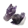 Natural Amethyst Healing Dragon Head Figurines DJEW-L010-05I-2