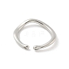 Brass Open Cuff Ring Settings KK-G518-06P-02-2