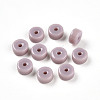 Opaque Solid Color Glass Beads GLAA-N007-6x3mm-A02-1
