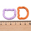 Spray Painted Alloy Spring Gate Rings FIND-T073-01M-3