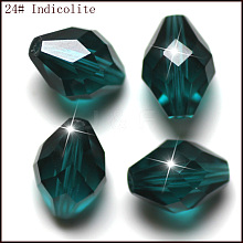 Imitation Austrian Crystal Beads SWAR-F054-13x10mm-24