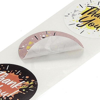 Word Thank You Self Adhesive Paper Stickers DIY-M023-03-1
