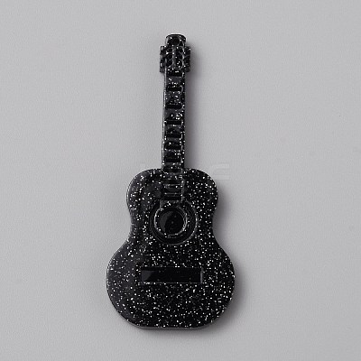 Acrylic with Glitter Powder Big Pendants LS-MACR-TAC0003-06E-1