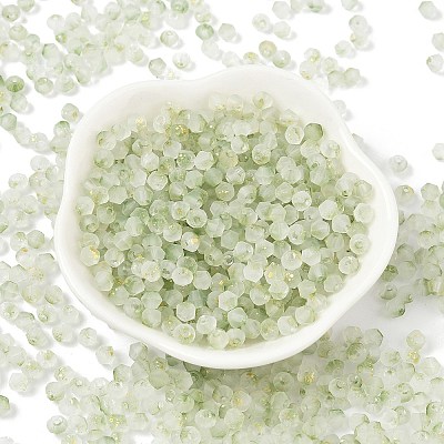 Frosted Glass Beads FGLA-D300-01G-1