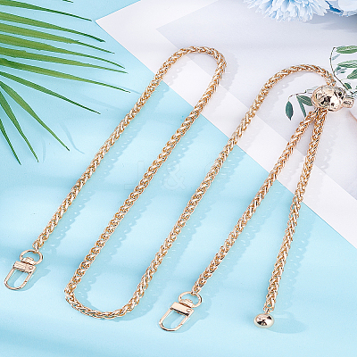 1Pc Adjustable Alloy Wheat Chain Bag Handles FIND-LP0002-72-1