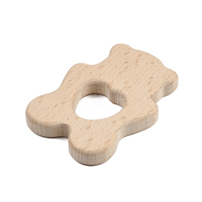 Natural Beech Wooden Baby Teething Toys WOOD-U003-06-1