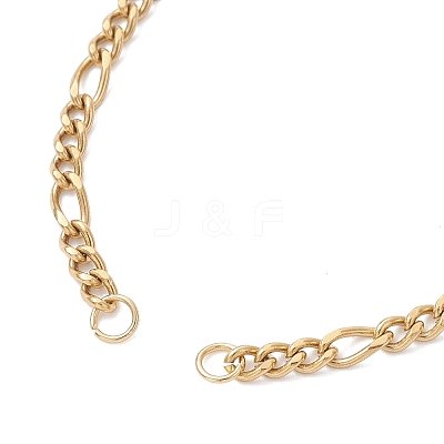 3MM 304 Stainless Steel Figaro Chain Bracelet Making AJEW-JB01464-03-1