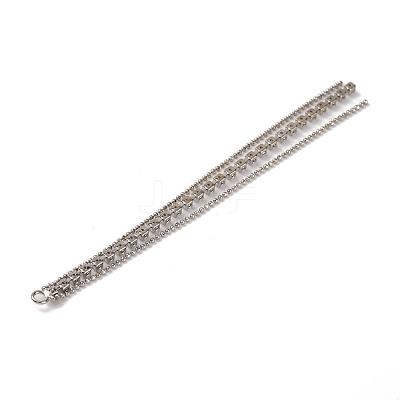 Brass Micro Pave Clear Cubic Zirconia Big Pendants KK-G510-08P-1