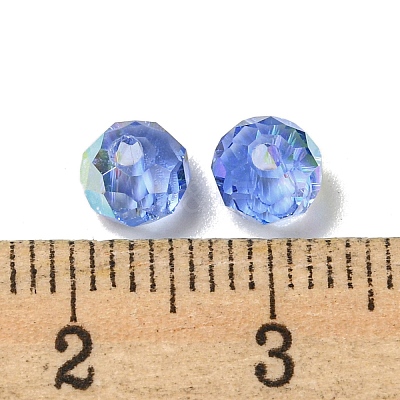 Electroplate Glass Beads EGLA-Z004-01A-07-1