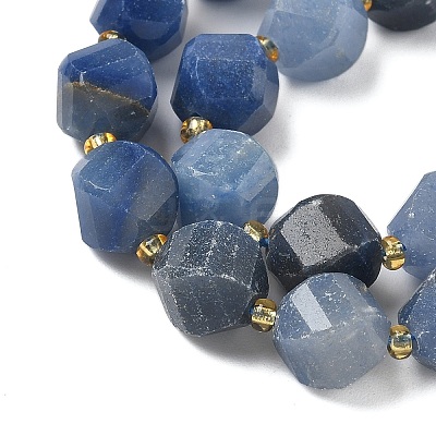 Natural Blue Aventurine Beads Strands G-U023-A04-01-1