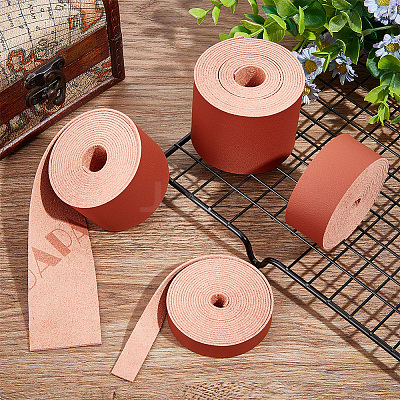 2M Flat Microfiber Imitation Leather Cord FIND-WH0420-75C-04-1