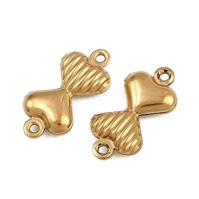 304 Stainless Steel Connector Charms STAS-L297-05G-1